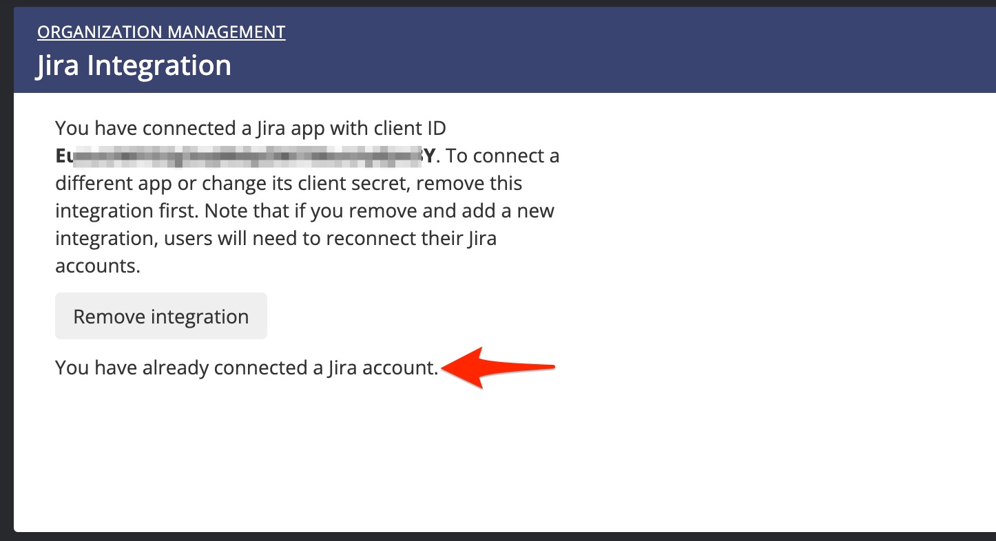 Confirmed Jira integration